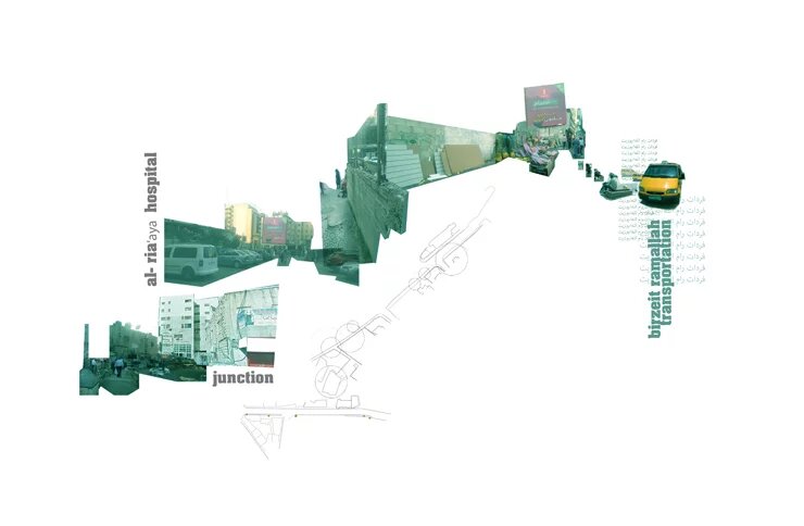 Diagram 5. The junction passing through the Shatara Commercial building / Arab Care Hospital