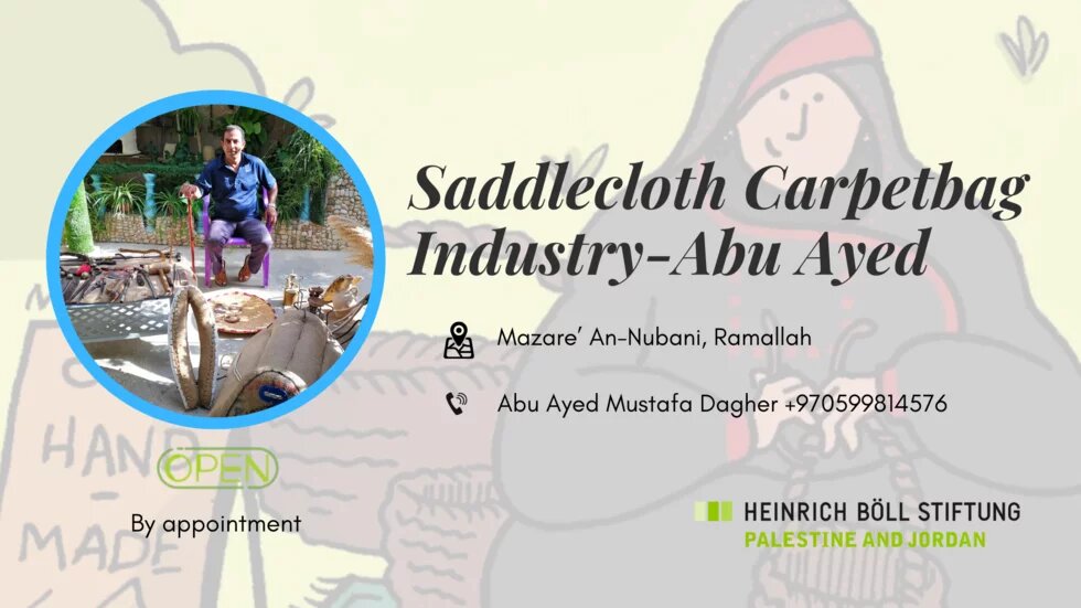 Saddlecloth & Carpetbag Industry- Abu Ayed 