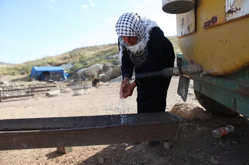 Water Tanker in the Jordan Valley