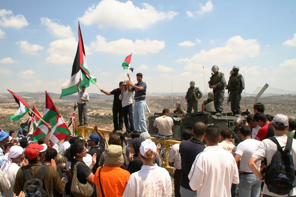 Protest against Israeli Settlements in Palestine