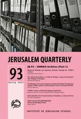 Jerusalem Quarterly Issue 93