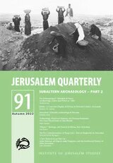 Jerusalem Quarterly Issue 91